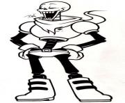 papyrus drawing undertale 